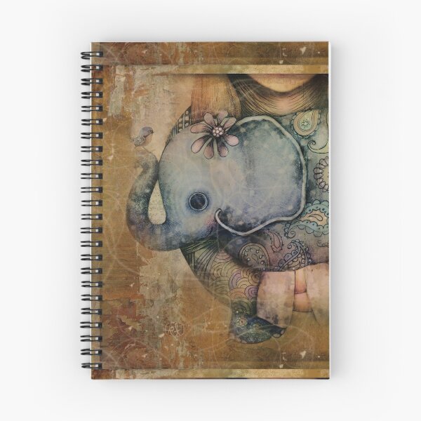 Item preview, Elefante bohemio con estampado paisley caprichoso designed and sold by Karin Taylor.