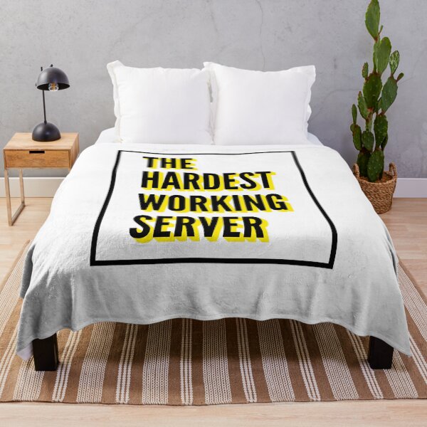 Item preview, The Hardest Working Server Quote For The Best Server At Work designed and sold by SVPOD.