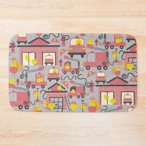 Item preview, Firefighter Chicks On Gray designed and sold by SamAnnDesigns.