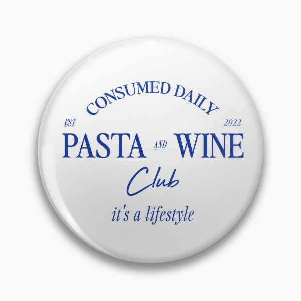 Artikelvorschau, Pasta and Wine Club entworfen und verkauft von ASHTONTCREATIVE.