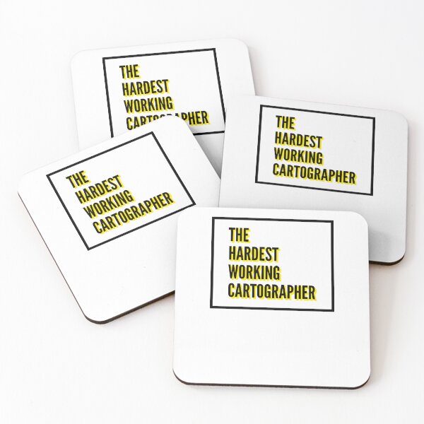 Item preview, The Hardest Working Cartographer Quote For The Best Cartographer At Work designed and sold by SVPOD.
