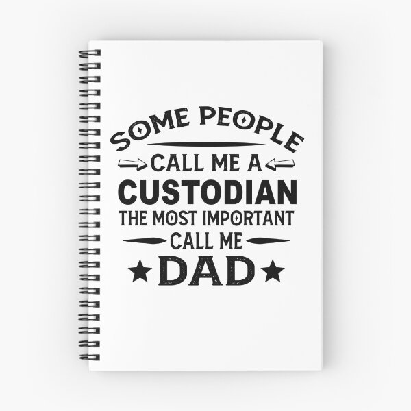 Item preview, custodian Father Dad T-shirt gift for father's Day custodian Dad Father's Day, custodian Dad Hudband Christmas Gift designed and sold by xlnv.