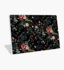 Mitternacht Blumen Laptop Skin