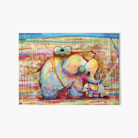 Ganesha Playing Tanpura, enjoying Lyrics, Modern, Abstract Painting, Hindu  Mythology, Elephant, Ganesh, Contemporary, Musical by Harsh Malik