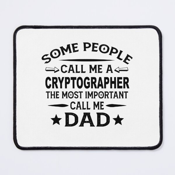 Item preview, cryptographer Father Dad T-shirt gift for father's Day cryptographer Dad Father's Day, cryptographer Dad Hudband Christmas Gift designed and sold by xlnv.