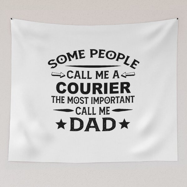 Item preview, courier Father Dad T-shirt gift for father's Day courier Dad Father's Day, courier Dad Hudband Christmas Gift designed and sold by xlnv.