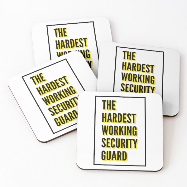 Item preview, The Hardest Working Security guard Quote For The Best Security guard At Work designed and sold by SVPOD.