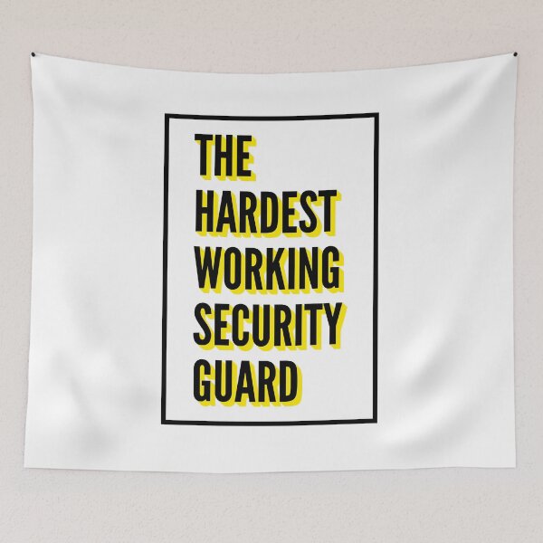 Item preview, The Hardest Working Security guard Quote For The Best Security guard At Work designed and sold by SVPOD.