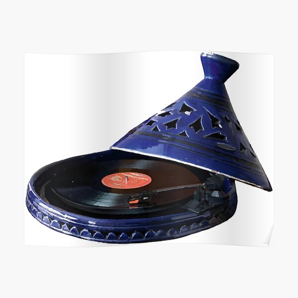 Lecteur de vinyle Tajine Poster