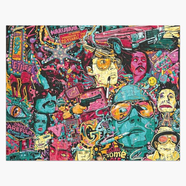 Fear And Loathing In Las Vegas Jigsaw Puzzles For Sale Redbubble