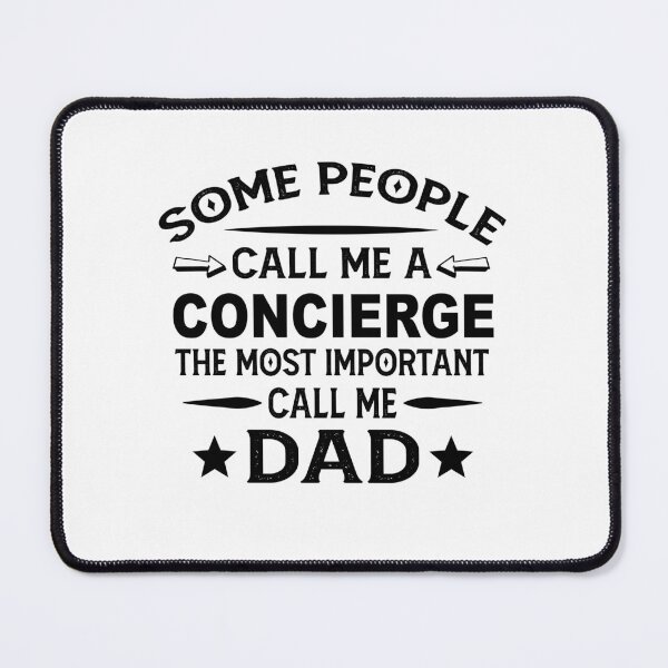 Item preview, concierge Father Dad T-shirt gift for father's Day concierge Dad Father's Day, concierge Dad Hudband Christmas Gift designed and sold by xlnv.
