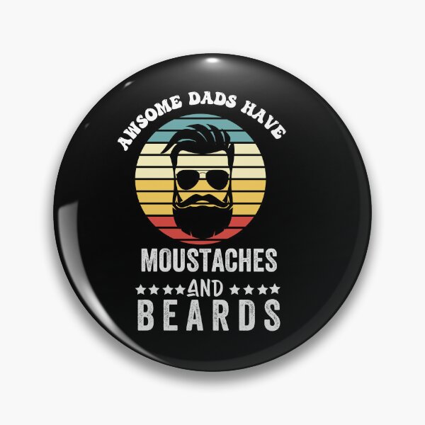 Item preview, awsome dads have moustaches and beards  designed and sold by POPLIN ⭐ ⭐ ⭐ ⭐ ⭐.