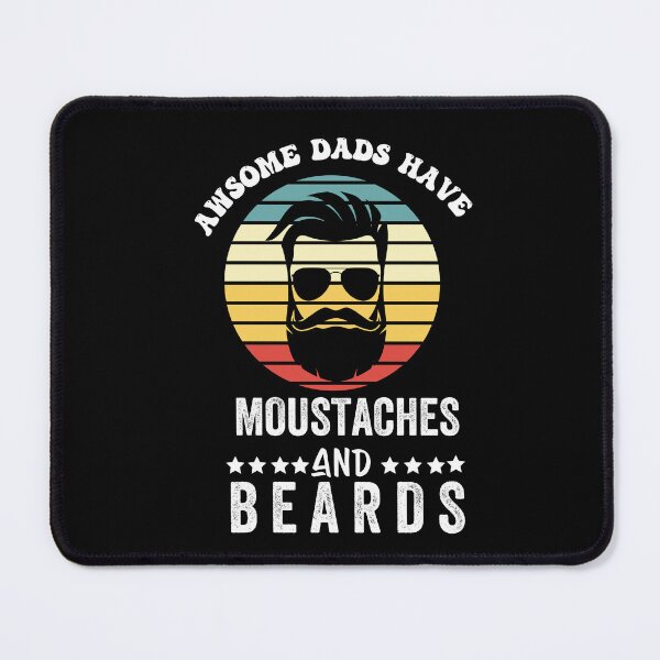 Item preview, awsome dads have moustaches and beards  designed and sold by POPLIN ⭐ ⭐ ⭐ ⭐ ⭐.