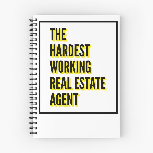 Item preview, The Hardest Working Real Estate Agent Quote For The Best Real Estate Agent At Work designed and sold by SVPOD.