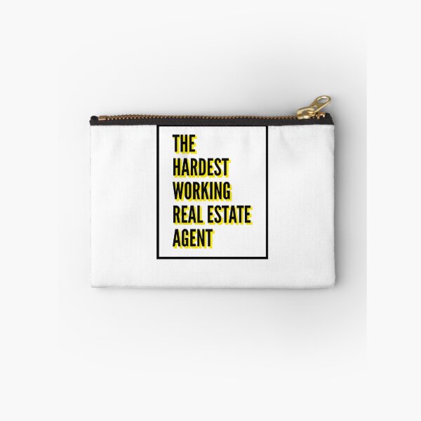 Artikelvorschau, The Hardest Working Real Estate Agent Quote For The Best Real Estate Agent At Work entworfen und verkauft von SVPOD.