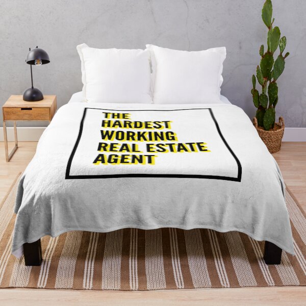 Item preview, The Hardest Working Real Estate Agent Quote For The Best Real Estate Agent At Work designed and sold by SVPOD.