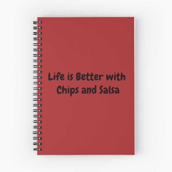 Item preview, Life is Better with Chips and Salsa (Black Font) designed and sold by ArtAndTell.