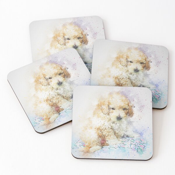 Item preview, Little white puppi designed and sold by Vlaki.