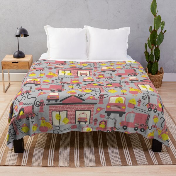 Item preview, Firefighter Chicks On Gray designed and sold by SamAnnDesigns.