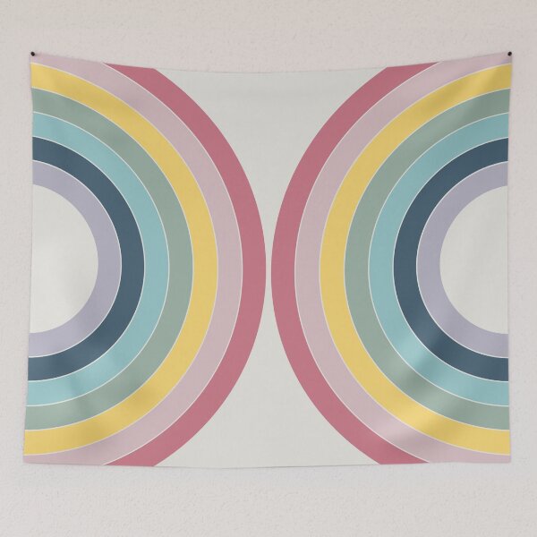 Item preview, Double semicircles in retro style designed and sold by BattaAnastasia.