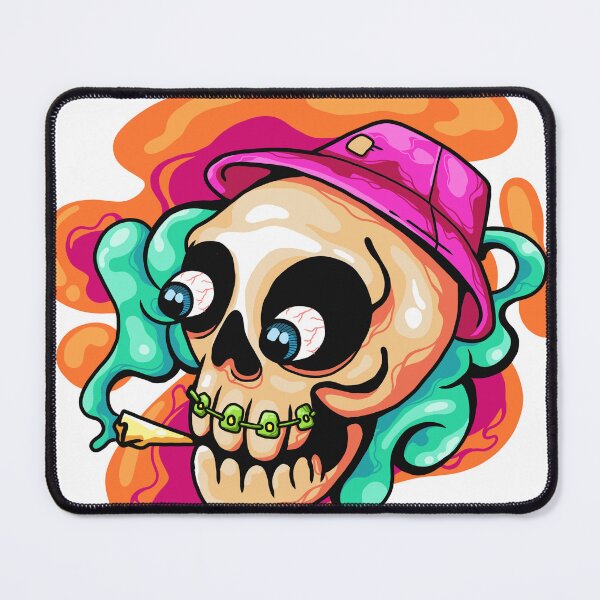 Item preview, skull head in cool pop art style designed and sold by Ushopfake.