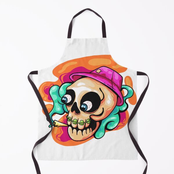 Item preview, skull head in cool pop art style designed and sold by Ushopfake.