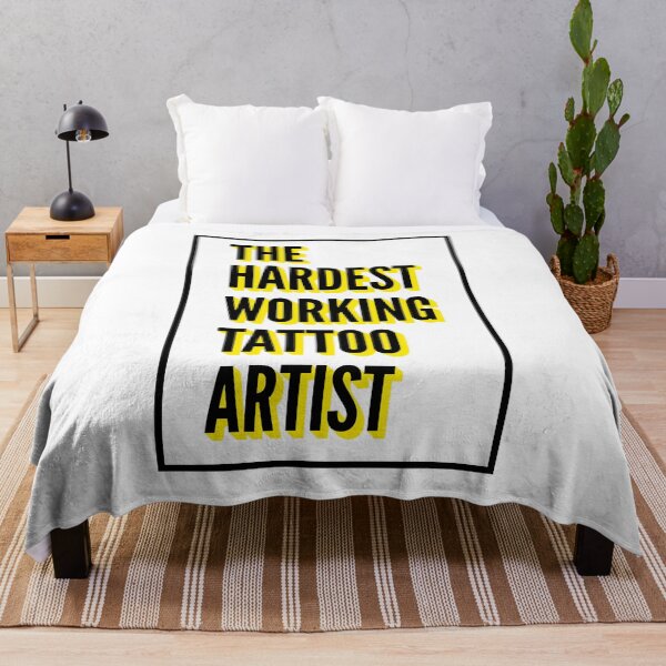 Item preview, The Hardest Working Tattoo artist Quote For The Best Tattoo artist At Work designed and sold by SVPOD.
