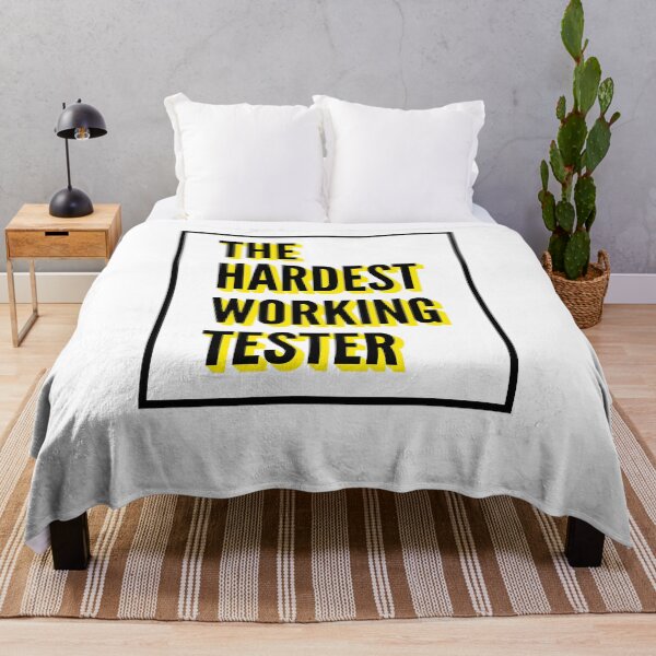 Item preview, The Hardest Working Tester Quote For The Best Tester At Work designed and sold by SVPOD.