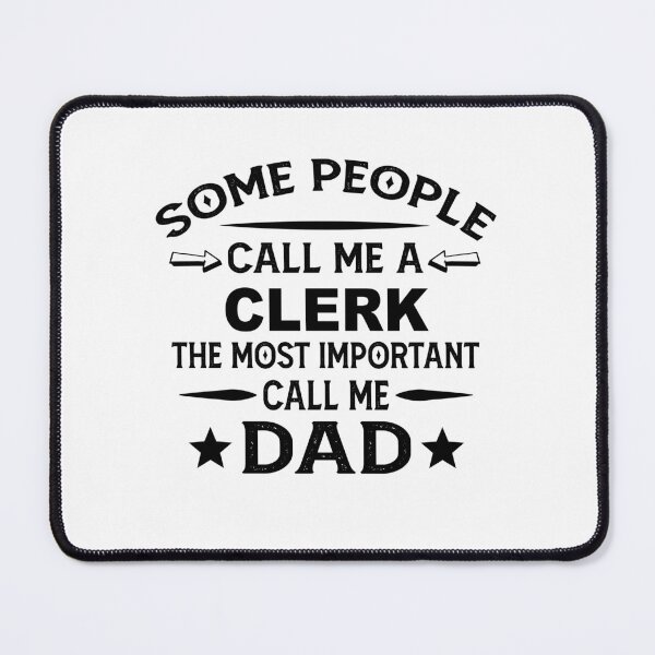 Item preview, clerk Father Dad T-shirt gift for father's Day clerk Dad Father's Day, clerk Dad Hudband Christmas Gift designed and sold by xlnv.