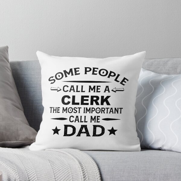 Item preview, clerk Father Dad T-shirt gift for father's Day clerk Dad Father's Day, clerk Dad Hudband Christmas Gift designed and sold by xlnv.