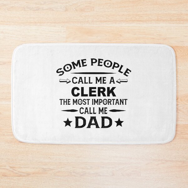 Item preview, clerk Father Dad T-shirt gift for father's Day clerk Dad Father's Day, clerk Dad Hudband Christmas Gift designed and sold by xlnv.