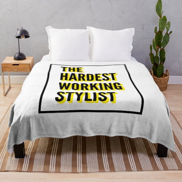 Artikelvorschau, The Hardest Working Stylist Quote For The Best Stylist At Work entworfen und verkauft von SVPOD.