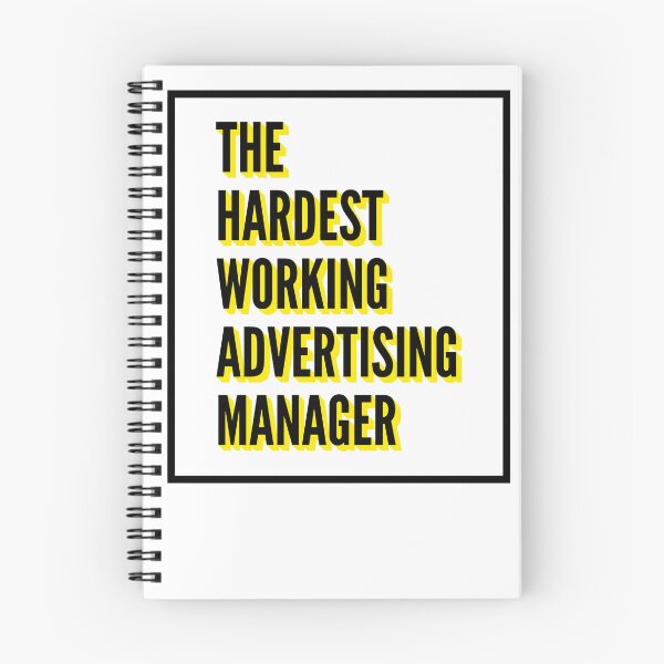 Item preview, The Hardest Working Advertising Manager Quote For The Best Advertising Manager At Work designed and sold by SVPOD.