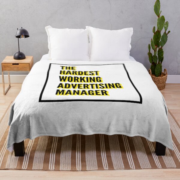 Item preview, The Hardest Working Advertising Manager Quote For The Best Advertising Manager At Work designed and sold by SVPOD.