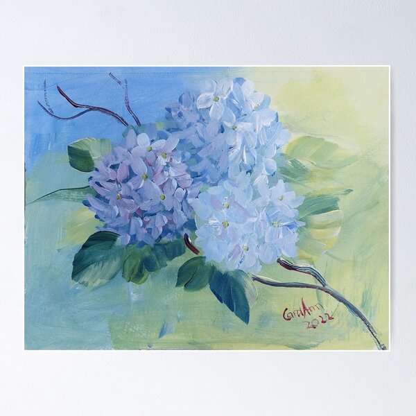 Item preview, Hydrangeas by CarolAnn  designed and sold by CarolAnnsArt.