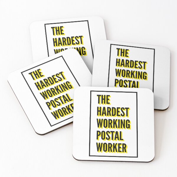 Item preview, The Hardest Working Postal Worker Quote For The Best Postal Worker At Work designed and sold by SVPOD.