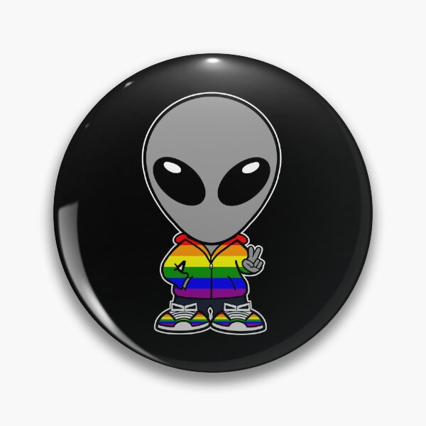 Item preview, Pride Gray Space Alien Extraterrestrial  designed and sold by SpaceAlienTees.