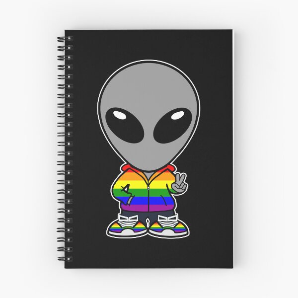 Item preview, Pride Gray Space Alien Extraterrestrial  designed and sold by SpaceAlienTees.