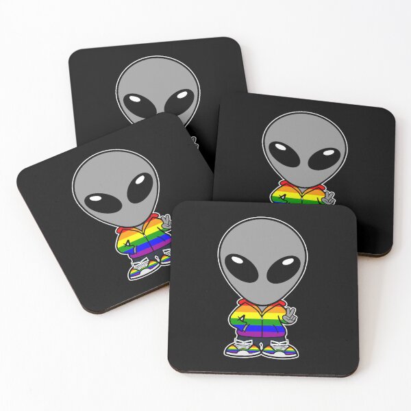Item preview, Pride Gray Space Alien Extraterrestrial  designed and sold by SpaceAlienTees.