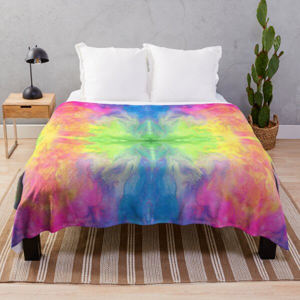 Item preview, bright rainbow tie dye designed and sold by Nadya Gusak.