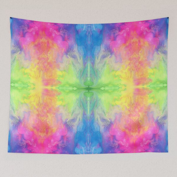 Item preview, bright rainbow tie dye designed and sold by Nadya Gusak.