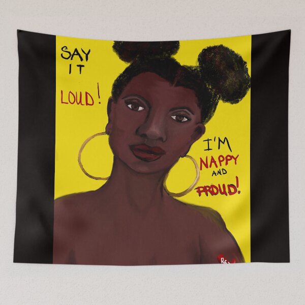 Item preview, Say It Loud! I’m Nappy And Proud! designed and sold by QueenGeenie1955.