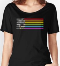 Lightsaber Rainbow Women's Relaxed Fit T-Shirt