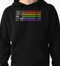 Lightsaber Rainbow Pullover Hoodie