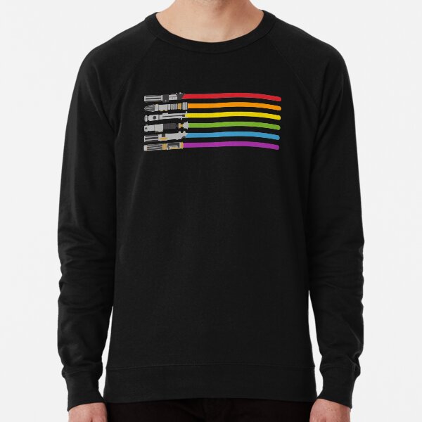 Lightsaber Rainbow Lightweight Sweatshirt