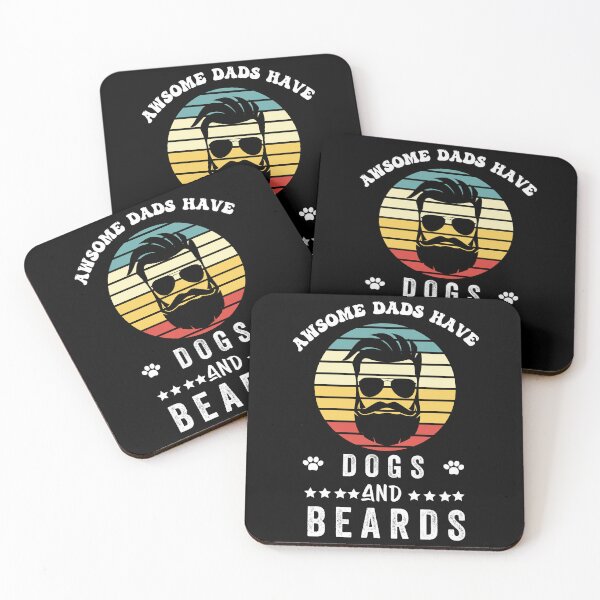 Item preview,  awsome dads have dogs and beards  designed and sold by POPLIN ⭐ ⭐ ⭐ ⭐ ⭐.