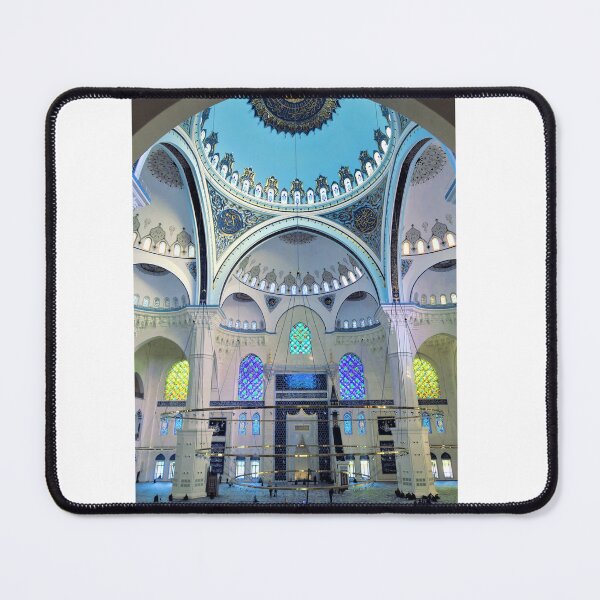 Item preview, Çamlıca Mosque (Turkish: Büyük Çamlıca Camii): Interior of dome of mosque in Istanbul, Turkey; opened for Islamic worship March, 7, 2019. designed and sold by mbuz90.