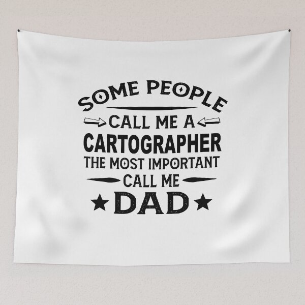 Item preview, cartographer Father Dad T-shirt gift for father's Day cartographer Dad Father's Day, cartographer Dad Hudband Christmas Gift designed and sold by xlnv.