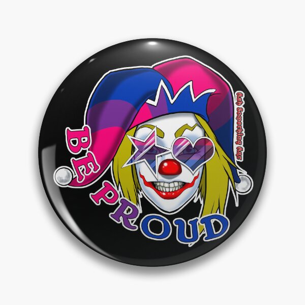 Item preview, Ash Something Art Official - Pride Clown 2022 - Bisexual Pride designed and sold by AshSomethingArt.