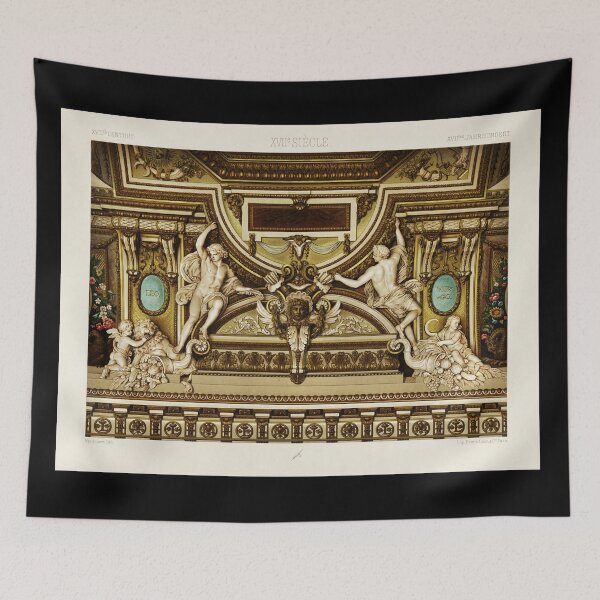 Item preview, 17th Century pattern. From the 1888 edition from L'ornement Polychrome by Albert Racine. designed and sold by mbuz90.